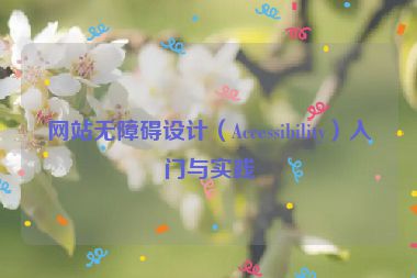 网站无障碍设计（Accessibility）入门与实践
