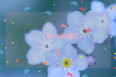（H2/H3标签）