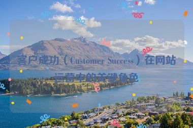 客户成功（Customer Success）在网站运营中的关键角色