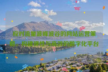 应对流量波峰波谷的网站运营策略，构建弹性与高效的数字化平台
