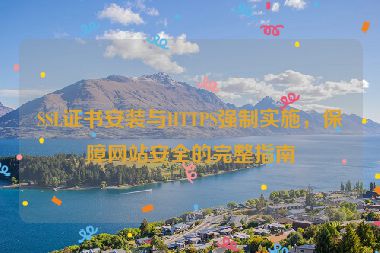 SSL证书安装与HTTPS强制实施，保障网站安全的完整指南