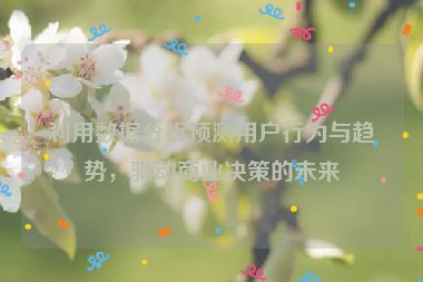 利用数据分析预测用户行为与趋势，驱动商业决策的未来