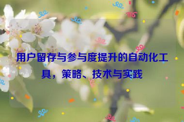 用户留存与参与度提升的自动化工具，策略、技术与实践